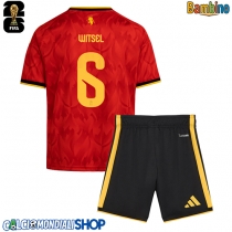 Maglie da calcio Belgio Axel Witsel #6 Prima Maglia Bambino Mondiali 2026  Manica Corta + Pantaloni corti)